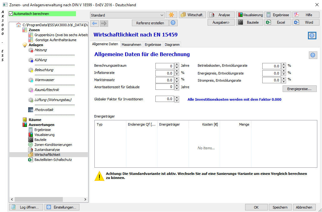 Wirschaftlichkeit AA