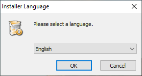 Installer language